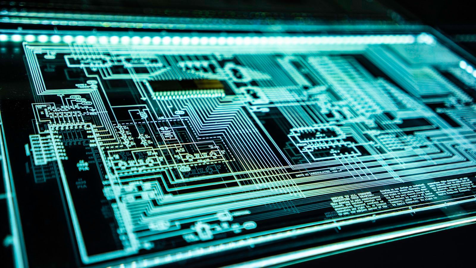 Netzwerk-Infrastruktur mit LED-Anzeigen